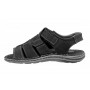 Sandale barbati casual din piele naturala negru bufo GKR47BN